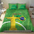 Personalized Brazil Independence Day Bedding Set Brasil Map Christ The Redeemer 7 De Setembro - Wonder Print Shop