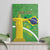 Personalized Brazil Independence Day Canvas Wall Art Brasil Map Christ The Redeemer 7 De Setembro - Wonder Print Shop