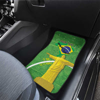 Personalized Brazil Independence Day Car Mats Brasil Map Christ The Redeemer 7 De Setembro - Wonder Print Shop