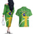 Personalized Brazil Independence Day Couples Matching Off The Shoulder Long Sleeve Dress and Hawaiian Shirt Brasil Map Christ The Redeemer 7 De Setembro - Wonder Print Shop
