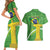 Personalized Brazil Independence Day Couples Matching Short Sleeve Bodycon Dress and Hawaiian Shirt Brasil Map Christ The Redeemer 7 De Setembro - Wonder Print Shop