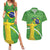 Personalized Brazil Independence Day Couples Matching Summer Maxi Dress and Hawaiian Shirt Brasil Map Christ The Redeemer 7 De Setembro - Wonder Print Shop