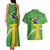 Personalized Brazil Independence Day Couples Matching Tank Maxi Dress and Hawaiian Shirt Brasil Map Christ The Redeemer 7 De Setembro - Wonder Print Shop