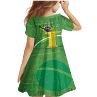 Personalized Brazil Independence Day Family Matching Mermaid Dress and Hawaiian Shirt Brasil Map Christ The Redeemer 7 De Setembro - Wonder Print Shop