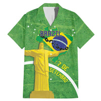 Personalized Brazil Independence Day Family Matching Mermaid Dress and Hawaiian Shirt Brasil Map Christ The Redeemer 7 De Setembro - Wonder Print Shop