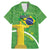 Personalized Brazil Independence Day Family Matching Mermaid Dress and Hawaiian Shirt Brasil Map Christ The Redeemer 7 De Setembro - Wonder Print Shop