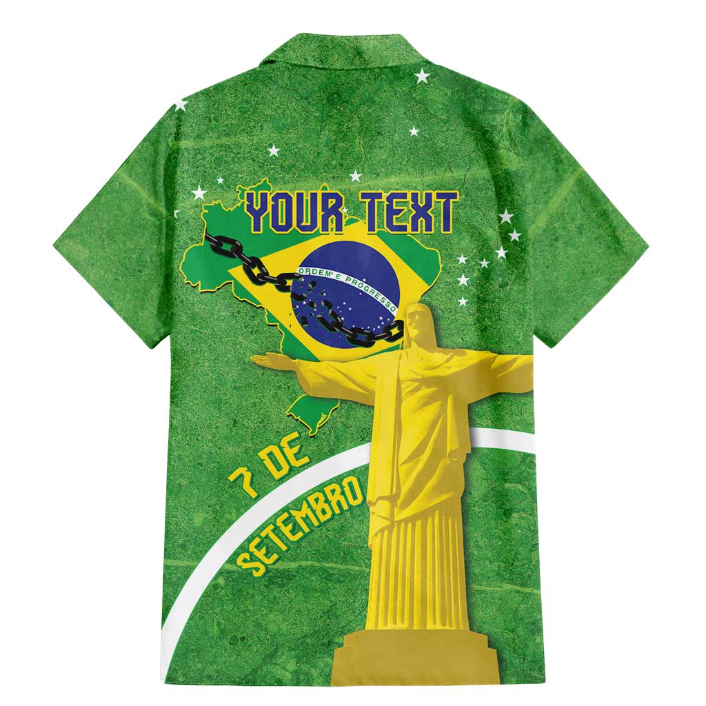 Personalized Brazil Independence Day Family Matching Mermaid Dress and Hawaiian Shirt Brasil Map Christ The Redeemer 7 De Setembro - Wonder Print Shop