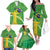 Personalized Brazil Independence Day Family Matching Off The Shoulder Long Sleeve Dress and Hawaiian Shirt Brasil Map Christ The Redeemer 7 De Setembro - Wonder Print Shop