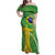 Personalized Brazil Independence Day Family Matching Off Shoulder Maxi Dress and Hawaiian Shirt Brasil Map Christ The Redeemer 7 De Setembro - Wonder Print Shop