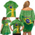 Personalized Brazil Independence Day Family Matching Off Shoulder Short Dress and Hawaiian Shirt Brasil Map Christ The Redeemer 7 De Setembro - Wonder Print Shop