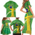 Personalized Brazil Independence Day Family Matching Short Sleeve Bodycon Dress and Hawaiian Shirt Brasil Map Christ The Redeemer 7 De Setembro - Wonder Print Shop