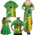 Personalized Brazil Independence Day Family Matching Summer Maxi Dress and Hawaiian Shirt Brasil Map Christ The Redeemer 7 De Setembro - Wonder Print Shop