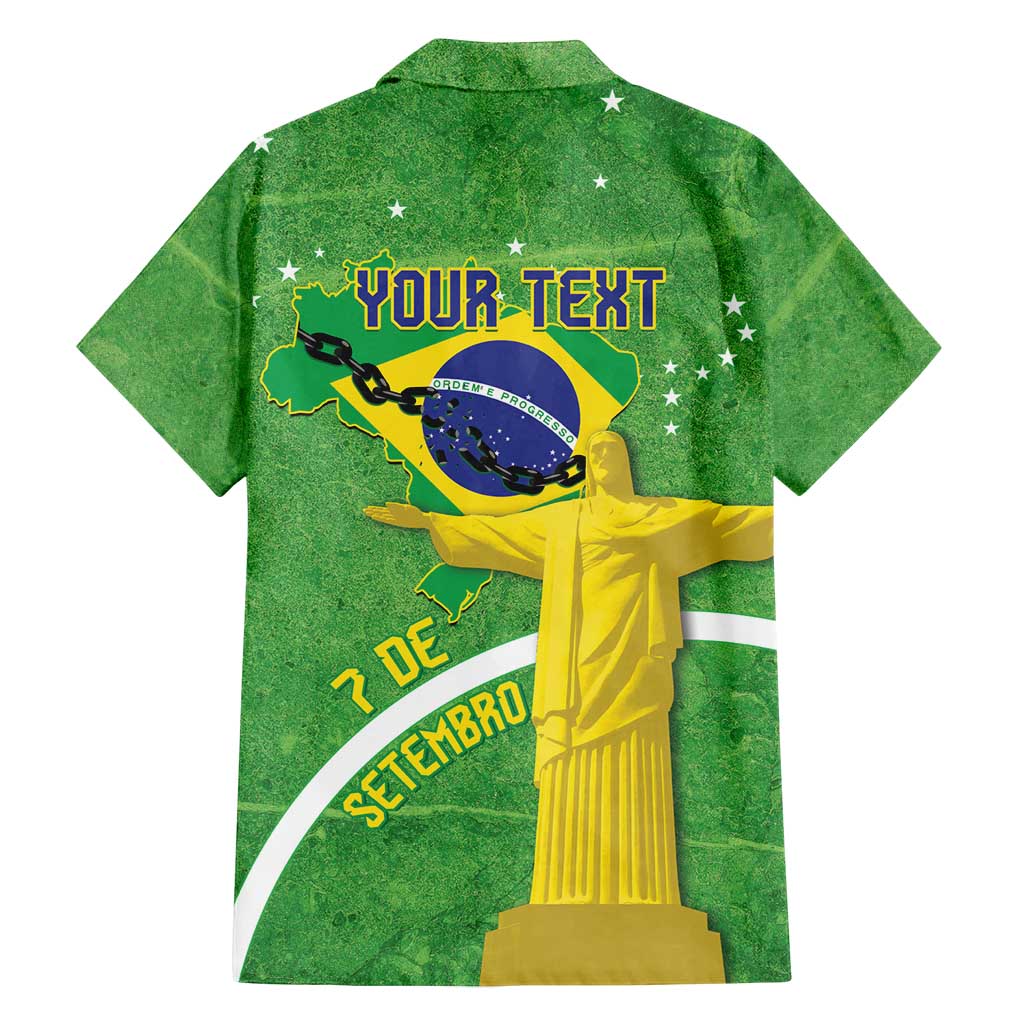 Personalized Brazil Independence Day Family Matching Summer Maxi Dress and Hawaiian Shirt Brasil Map Christ The Redeemer 7 De Setembro - Wonder Print Shop