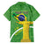 Personalized Brazil Independence Day Family Matching Summer Maxi Dress and Hawaiian Shirt Brasil Map Christ The Redeemer 7 De Setembro - Wonder Print Shop