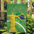 Personalized Brazil Independence Day Garden Flag Brasil Map Christ The Redeemer 7 De Setembro - Wonder Print Shop