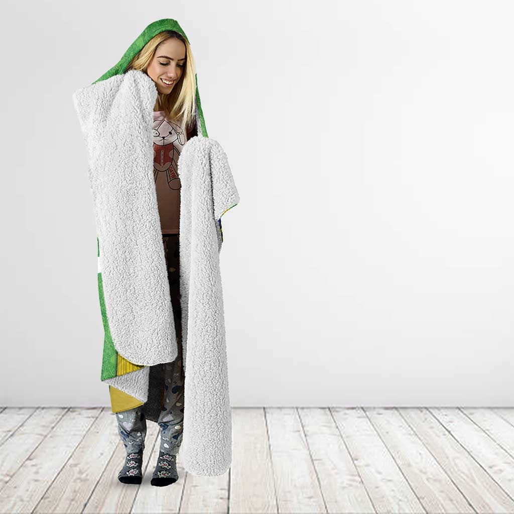 Personalized Brazil Independence Day Hooded Blanket Brasil Map Christ The Redeemer 7 De Setembro