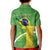 Personalized Brazil Independence Day Kid Polo Shirt Brasil Map Christ The Redeemer 7 De Setembro - Wonder Print Shop