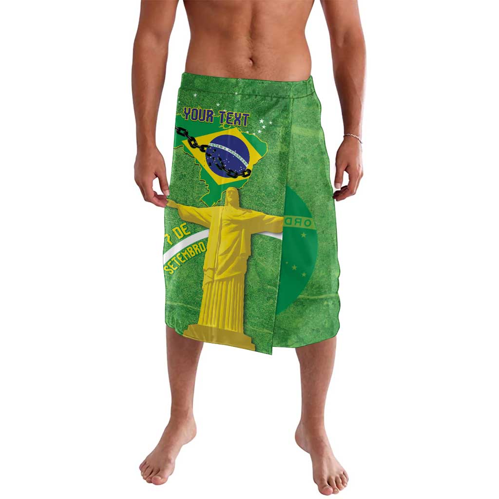 Personalized Brazil Independence Day Lavalava Brasil Map Christ The Redeemer 7 De Setembro - Wonder Print Shop