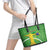 Personalized Brazil Independence Day Leather Tote Bag Brasil Map Christ The Redeemer 7 De Setembro - Wonder Print Shop
