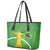 Personalized Brazil Independence Day Leather Tote Bag Brasil Map Christ The Redeemer 7 De Setembro - Wonder Print Shop