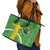 Personalized Brazil Independence Day Leather Tote Bag Brasil Map Christ The Redeemer 7 De Setembro - Wonder Print Shop