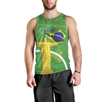 Personalized Brazil Independence Day Men Tank Top Brasil Map Christ The Redeemer 7 De Setembro - Wonder Print Shop