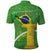 Personalized Brazil Independence Day Polo Shirt Brasil Map Christ The Redeemer 7 De Setembro - Wonder Print Shop