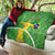 Personalized Brazil Independence Day Quilt Brasil Map Christ The Redeemer 7 De Setembro - Wonder Print Shop