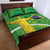 Personalized Brazil Independence Day Quilt Bed Set Brasil Map Christ The Redeemer 7 De Setembro - Wonder Print Shop