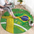 Personalized Brazil Independence Day Round Carpet Brasil Map Christ The Redeemer 7 De Setembro
