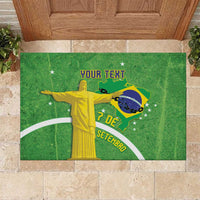 Personalized Brazil Independence Day Rubber Doormat Brasil Map Christ The Redeemer 7 De Setembro - Wonder Print Shop