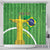 Personalized Brazil Independence Day Shower Curtain Brasil Map Christ The Redeemer 7 De Setembro