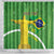 Personalized Brazil Independence Day Shower Curtain Brasil Map Christ The Redeemer 7 De Setembro