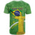 Personalized Brazil Independence Day T Shirt Brasil Map Christ The Redeemer 7 De Setembro - Wonder Print Shop