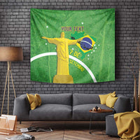 Personalized Brazil Independence Day Tapestry Brasil Map Christ The Redeemer 7 De Setembro - Wonder Print Shop
