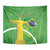 Personalized Brazil Independence Day Tapestry Brasil Map Christ The Redeemer 7 De Setembro - Wonder Print Shop