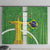 Personalized Brazil Independence Day Window Curtain Brasil Map Christ The Redeemer 7 De Setembro - Wonder Print Shop