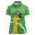 Personalized Brazil Independence Day Women Polo Shirt Brasil Map Christ The Redeemer 7 De Setembro - Wonder Print Shop