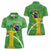 Personalized Brazil Independence Day Women Polo Shirt Brasil Map Christ The Redeemer 7 De Setembro - Wonder Print Shop