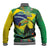 Feliz Dia Da Indepencencia Brazil Baseball Jacket Brasil Toucan Tropical Vibes - Wonder Print Shop