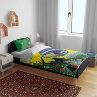 Feliz Dia Da Indepencencia Brazil Bedding Set Brasil Toucan Tropical Vibes - Wonder Print Shop