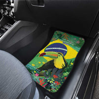 Feliz Dia Da Indepencencia Brazil Car Mats Brasil Toucan Tropical Vibes - Wonder Print Shop