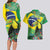 Feliz Dia Da Indepencencia Brazil Couples Matching Long Sleeve Bodycon Dress and Hawaiian Shirt Brasil Toucan Tropical Vibes - Wonder Print Shop