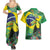 Feliz Dia Da Indepencencia Brazil Couples Matching Summer Maxi Dress and Hawaiian Shirt Brasil Toucan Tropical Vibes - Wonder Print Shop