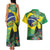 Feliz Dia Da Indepencencia Brazil Couples Matching Tank Maxi Dress and Hawaiian Shirt Brasil Toucan Tropical Vibes - Wonder Print Shop