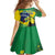 Feliz Dia Da Indepencencia Brazil Family Matching Long Sleeve Bodycon Dress and Hawaiian Shirt Brasil Toucan Tropical Vibes - Wonder Print Shop