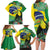 Feliz Dia Da Indepencencia Brazil Family Matching Long Sleeve Bodycon Dress and Hawaiian Shirt Brasil Toucan Tropical Vibes - Wonder Print Shop
