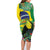Feliz Dia Da Indepencencia Brazil Family Matching Long Sleeve Bodycon Dress and Hawaiian Shirt Brasil Toucan Tropical Vibes - Wonder Print Shop