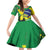 Feliz Dia Da Indepencencia Brazil Family Matching Off Shoulder Short Dress and Hawaiian Shirt Brasil Toucan Tropical Vibes - Wonder Print Shop