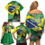 Feliz Dia Da Indepencencia Brazil Family Matching Off Shoulder Short Dress and Hawaiian Shirt Brasil Toucan Tropical Vibes - Wonder Print Shop
